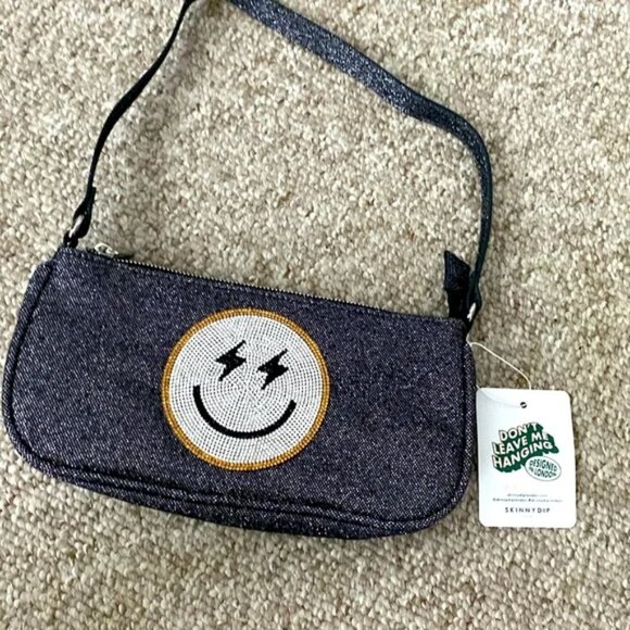 NWT Smiley Emoji Face designed in London Handbag by Skinnydip - Picture 1 of 8